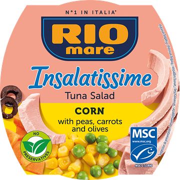 Foto van Rio mare insalatissime tuna salad corn 160g bij jumbo