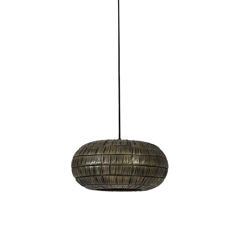 Foto van Light & living - hanglamp kymori - 34x34x18 - brons