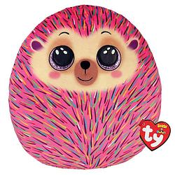 Foto van Ty squish a boo - hildee pink hedgehog - knuffel - 31 cm