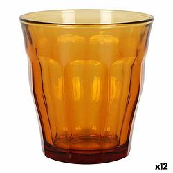 Foto van Glazenset duralex picardie amber 4 onderdelen 310 ml (12 stuks)