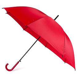 Foto van Rode automatische paraplu 107 cm - paraplu's