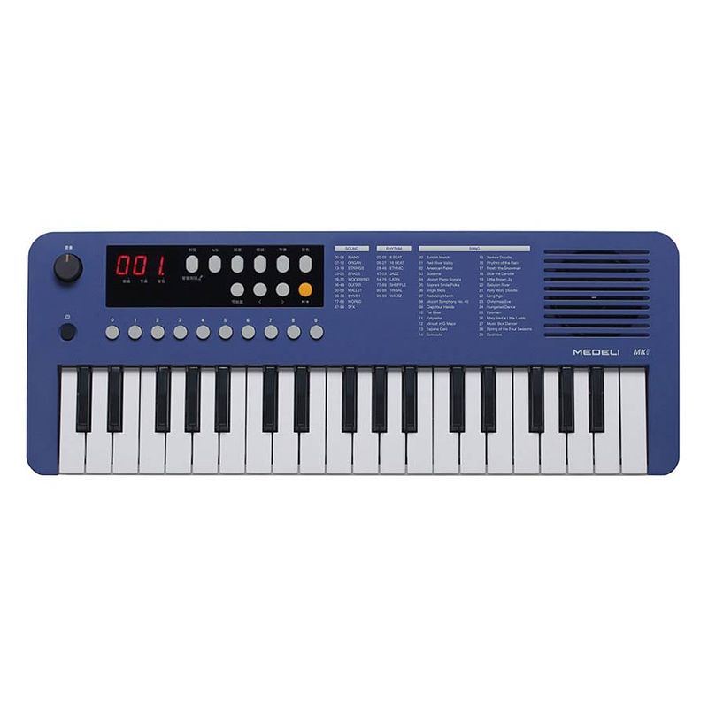 Foto van Medeli mk1/pu nebula kinderkeyboard paars-blauw