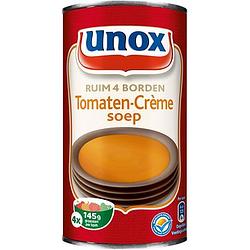 Foto van Unox soep in blik tomatensoep creme 4 porties 515ml bij jumbo