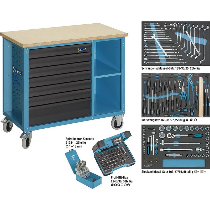 Foto van Hazet 177w-7/169 werkbank met range