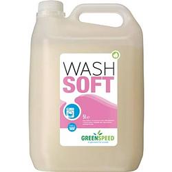 Foto van Greenspeed wasverzachter wash soft, 166 wasbeurten, flacon van 5 liter
