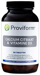 Foto van Proviform calcium citraat & vitamine d3 tabletten 120st