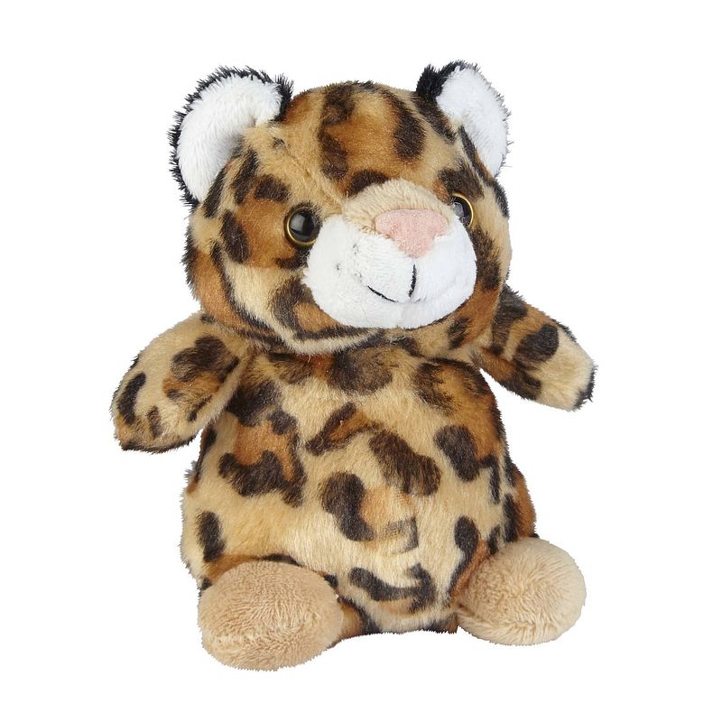 Foto van Pluche knuffel dieren luipaard 12 cm - knuffeldier