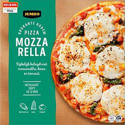 Foto van 3 voor € 6,00 | jumbo pizza mozzarella 335g aanbieding bij jumbo