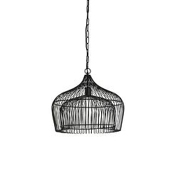 Foto van Light & living - hanglamp kristel - 44x44x39 - zwart