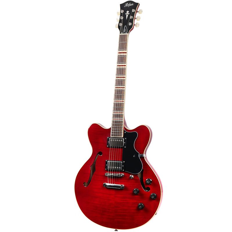 Foto van Hofner verythin ct transparent red