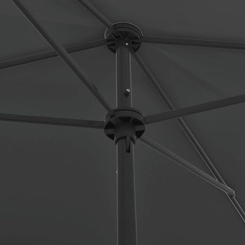 Foto van Infiori strandparasol 200x125 cm antracietkleurig