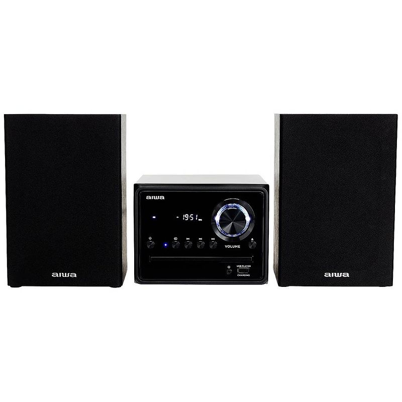 Foto van Aiwa msbtu-300 - hifi-installatie met bluetooth, cd, usb, fm-radio - zwart