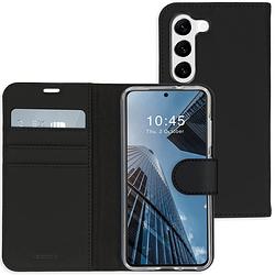 Foto van Accezz industry packaged wallet softcase bookcase samsung galaxy s23 telefoonhoesje zwart