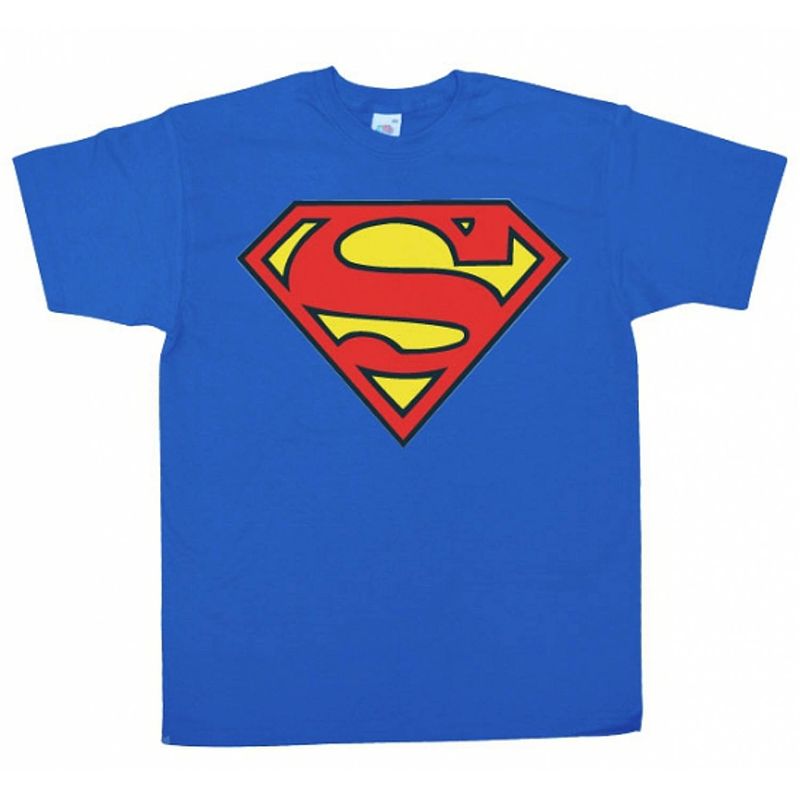 Foto van Merchandise superman logo shirt heren - feestshirts