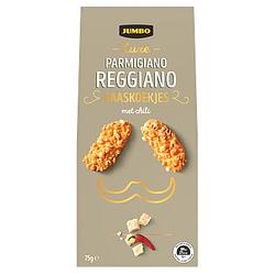 Foto van Jumbo parmigiano reggiano kaaskoekjes met chili 75g