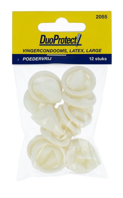 Foto van Duoprotect vingercondooms large 12st