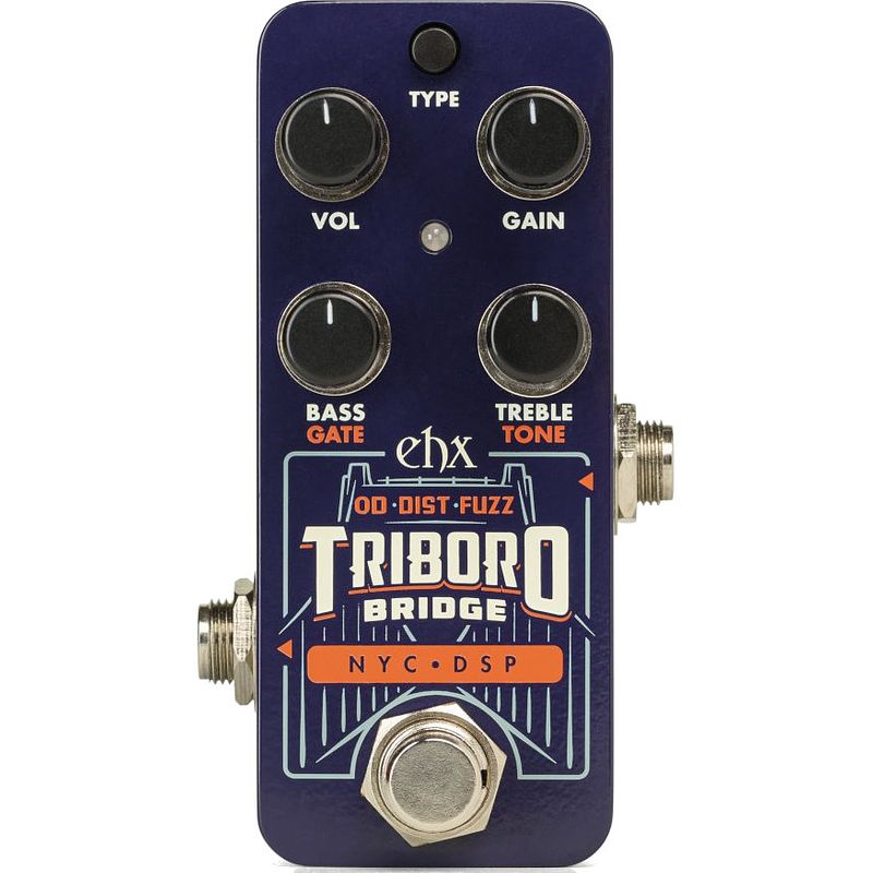 Foto van Electro harmonix pico triboro bridge overdrive, distortion & fuzz effectpedaal