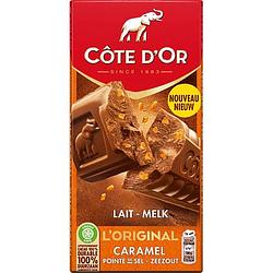 Foto van Cote d'sor l'soriginal melk caramel zeezout 190g bij jumbo