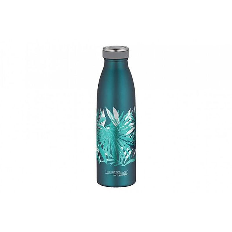 Foto van Thermos tc drinkfles - 0,5 liter - lagoon blauw palms