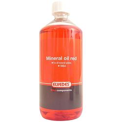Foto van Mineraalolie (alle mineraalsystemen) 1000ml rood