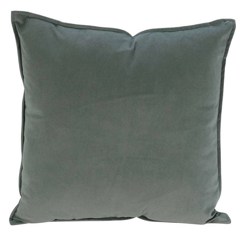 Foto van Kussen groen 45 x 45 cm - polyester