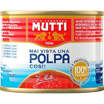 Foto van Mutti polpa di pomodoro 210g bij jumbo