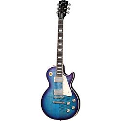 Foto van Gibson original collection les paul standard 60s figured top blueberry burst elektrische gitaar met koffer