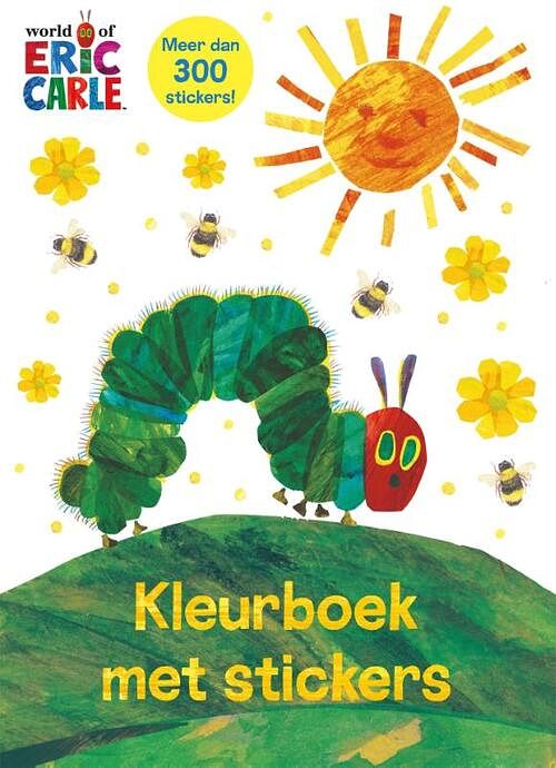 Foto van De wereld van eric carle - kleurboek met stickers - eric carle - paperback (9789047862543)