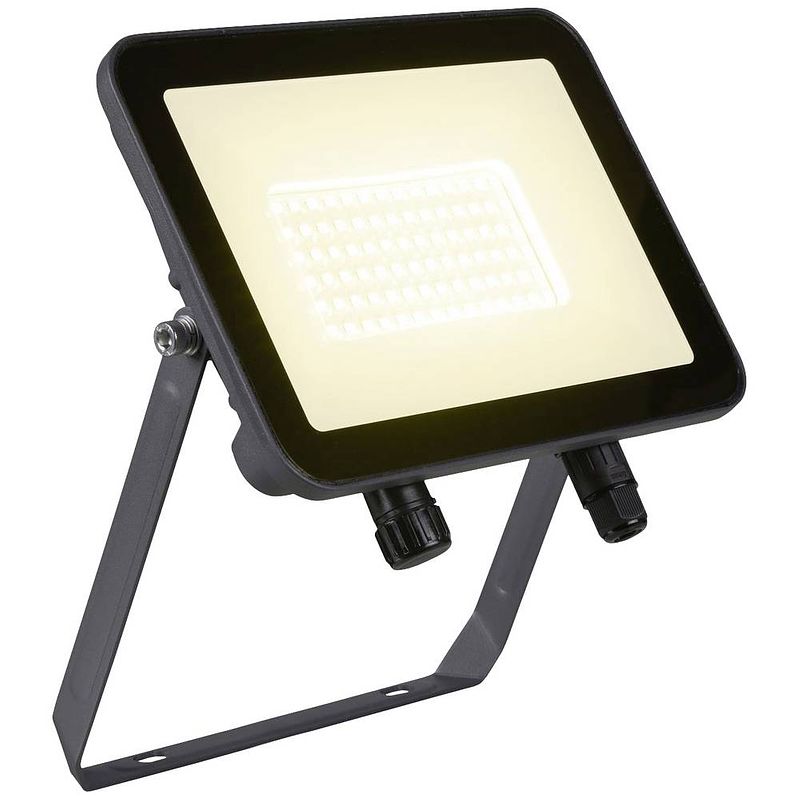 Foto van Slv 1006193 floodi l led-plafondlamp led vast ingebouwd 48 w antraciet