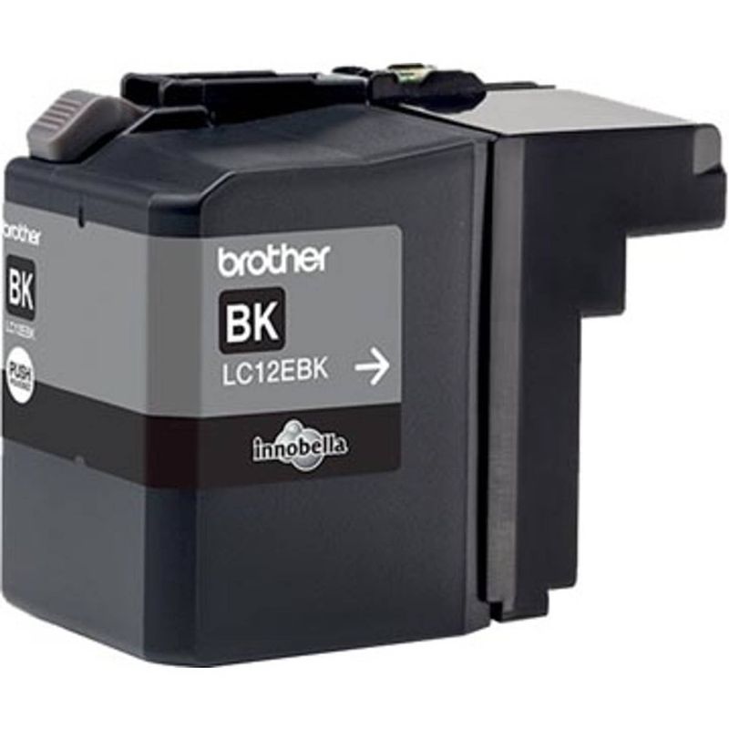 Foto van Brother inktcartridge zwart, 2.400 pagina's - oem: lc-12ebk