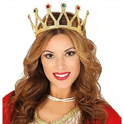 Foto van Fiestas guirca tiara koningin dames goud one-size