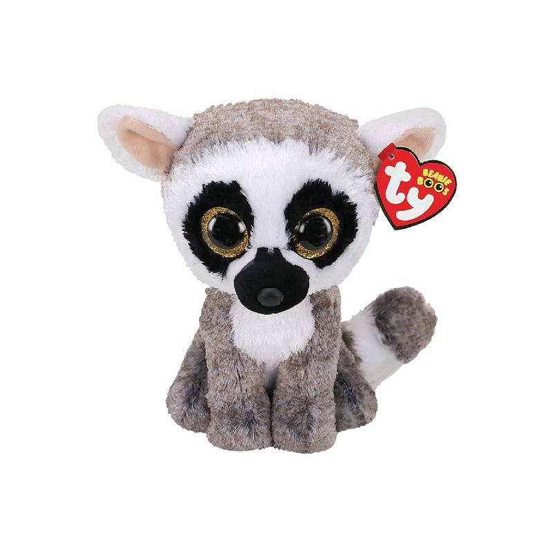 Foto van Ty beanie boo's linus lemur 15cm