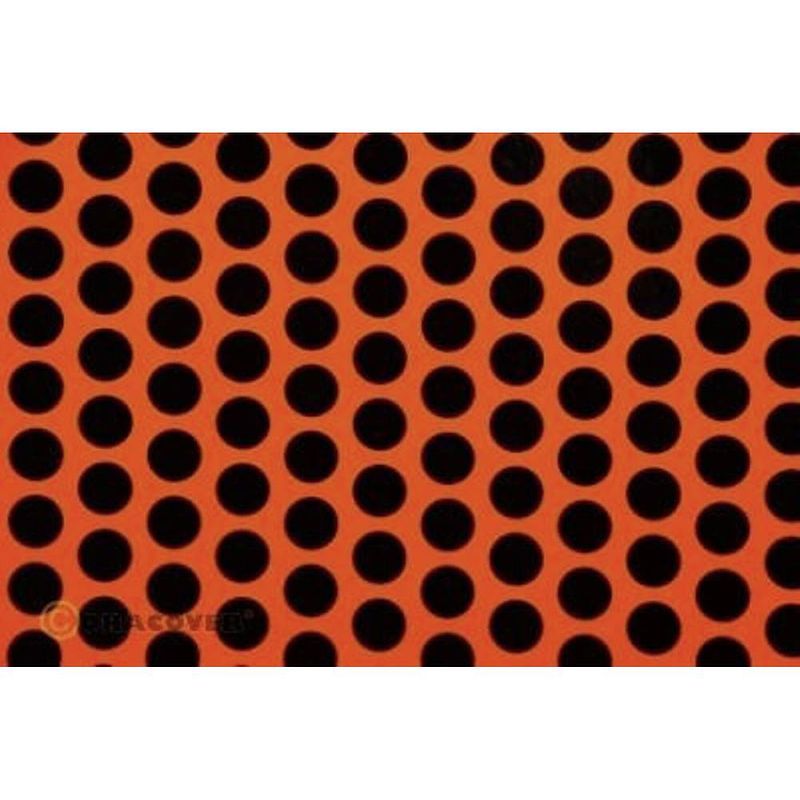 Foto van Oracover 41-064-071-002 strijkfolie fun 1 (l x b) 2 m x 60 cm rood-oranje-zwart (fluorescerend)