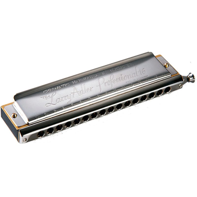 Foto van Hohner larry adler signature 64 c chromatische mondharmonica