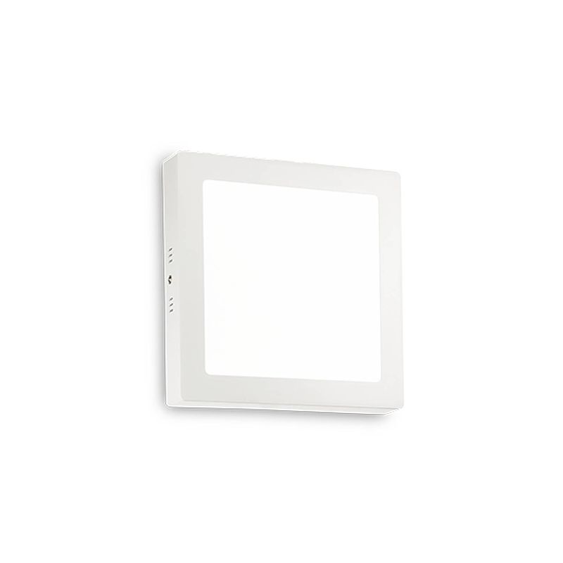 Foto van Moderne witte wandlamp - ideal lux universal - led - aluminium