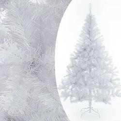 Foto van Kunstkerstboom, wit, 150 cm, kerstboom, met standaard