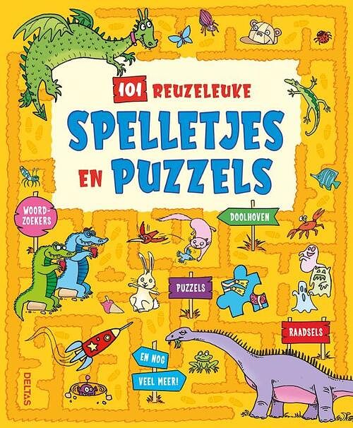 Foto van 101 reuzeleuke spelletjes en puzzels - paperback (9789044765571)