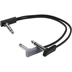 Foto van Rockboard flat patch y-splitter kabel haaks 20 cm