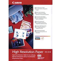 Foto van Canon high resolution paper hr-101 1033a006 fotopapier din a3 106 g/m² 20 vellen mat