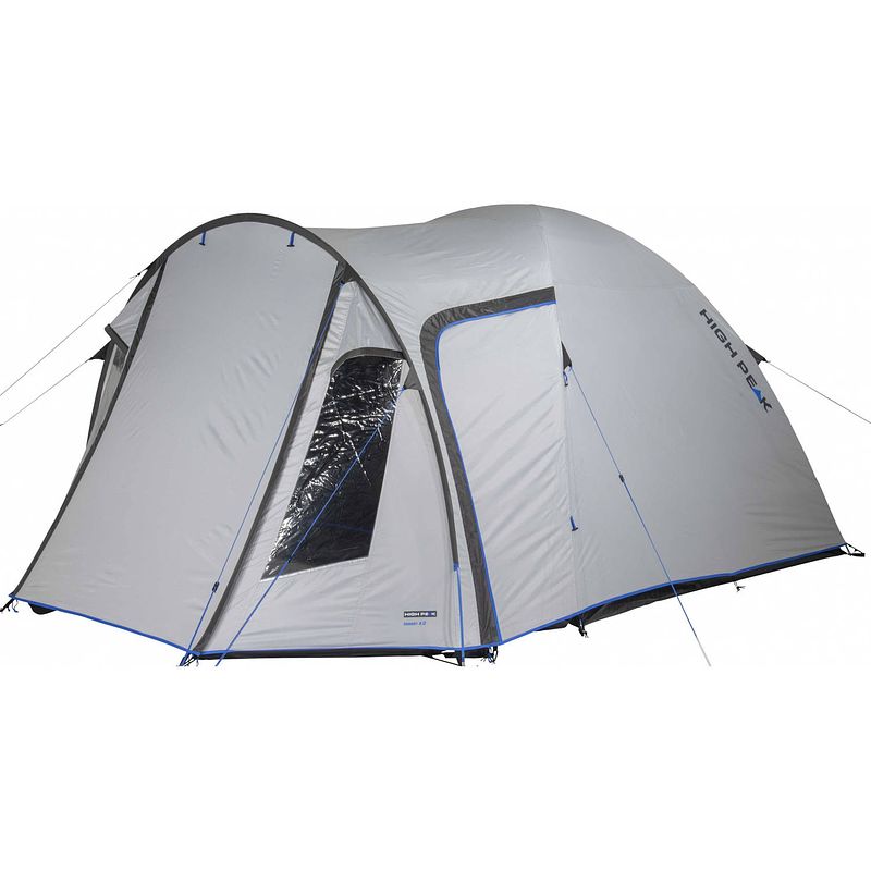 Foto van High peak koepeltent tessin 4-persoons 370 x 240 x 170 cm grijs