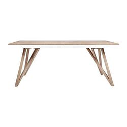 Foto van Sawyer scandinavische verlengbare eetkamertafel - 220 x 80 x 75 cm - essenhout