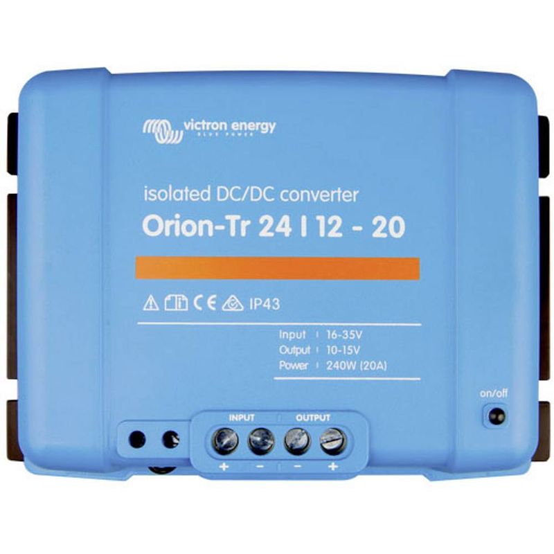 Foto van Victron energy converter orion-tr smart 24/12-20 240 w 12 v - 20 v