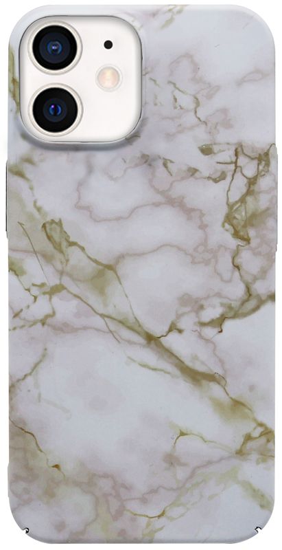 Foto van Bluebuilt soft pink marble hard case apple iphone 12 mini back cover