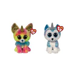 Foto van Ty - knuffel - beanie boo's - yips chihuahua & helena husky