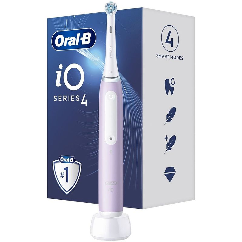 Foto van Oral b io series 4 lavender + reiseetui tandenborstel