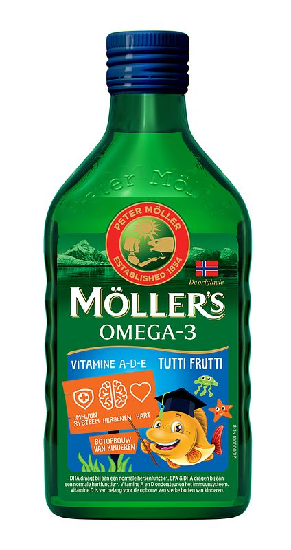 Foto van Mollers omega-3 tutti frutti