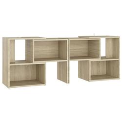 Foto van The living store tv-meubel - sonoma eiken - 104 x 30 x 52 cm - modulair ontwerp