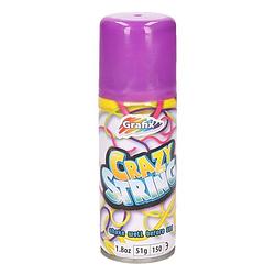 Foto van Paarse serpentine spray 53 ml - serpentines