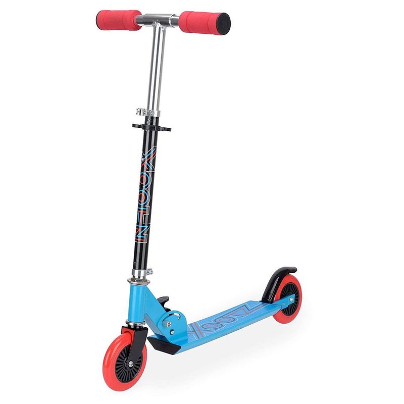 Foto van Xootz kinderstep folding kick junior voetrem blauw