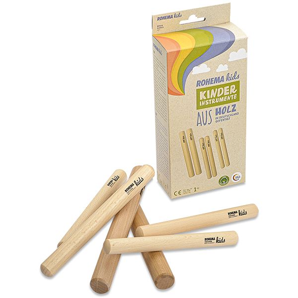 Foto van Rohema beech claves set 3-delige set voor kinderen